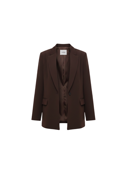 Blazer Ligne — Marron Chocolat