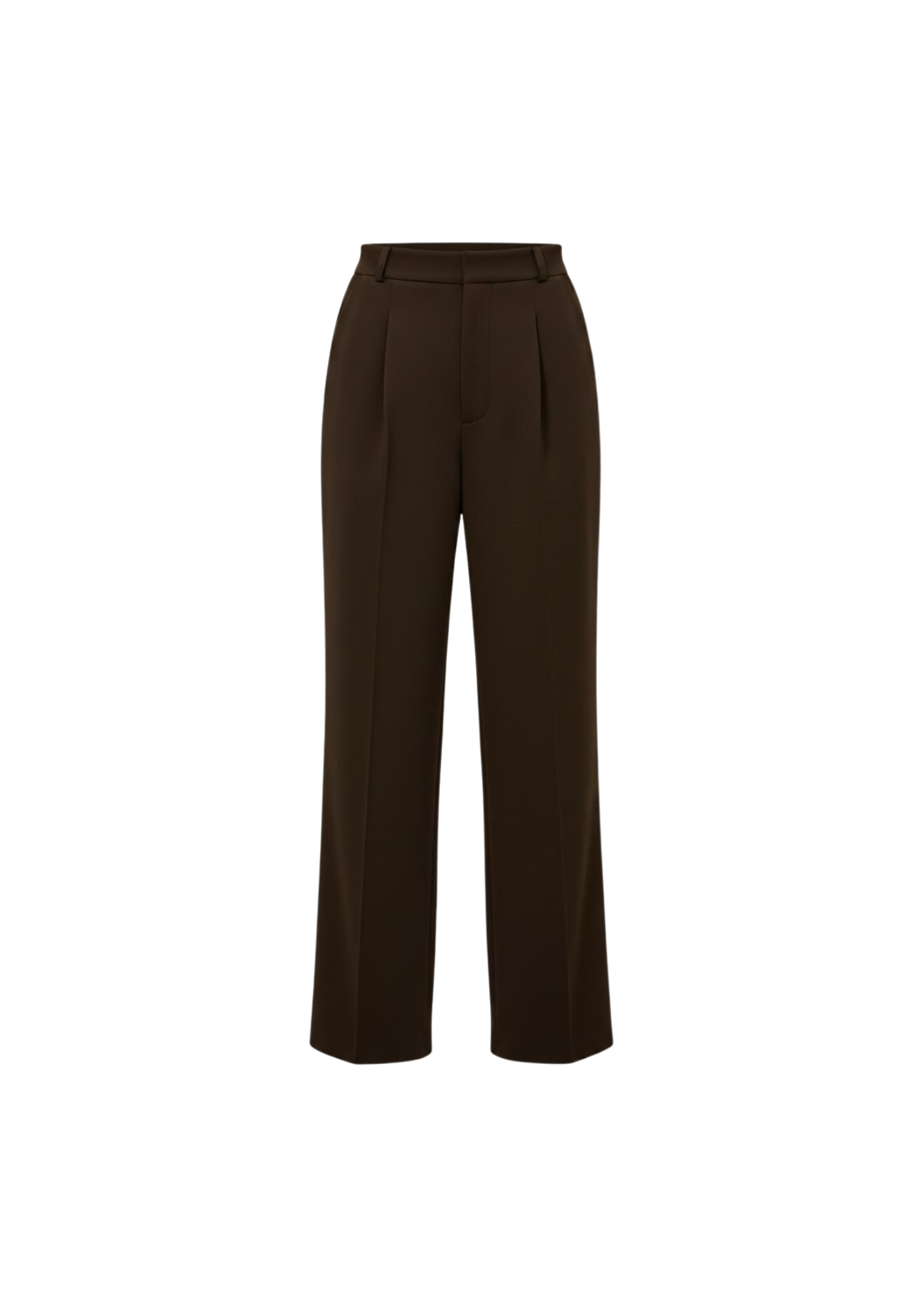 Ensemble Blazer & Pantalon Ligne marron chocolat