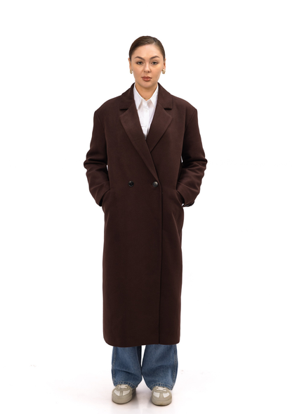 Manteau Élan — Marron Chocolat