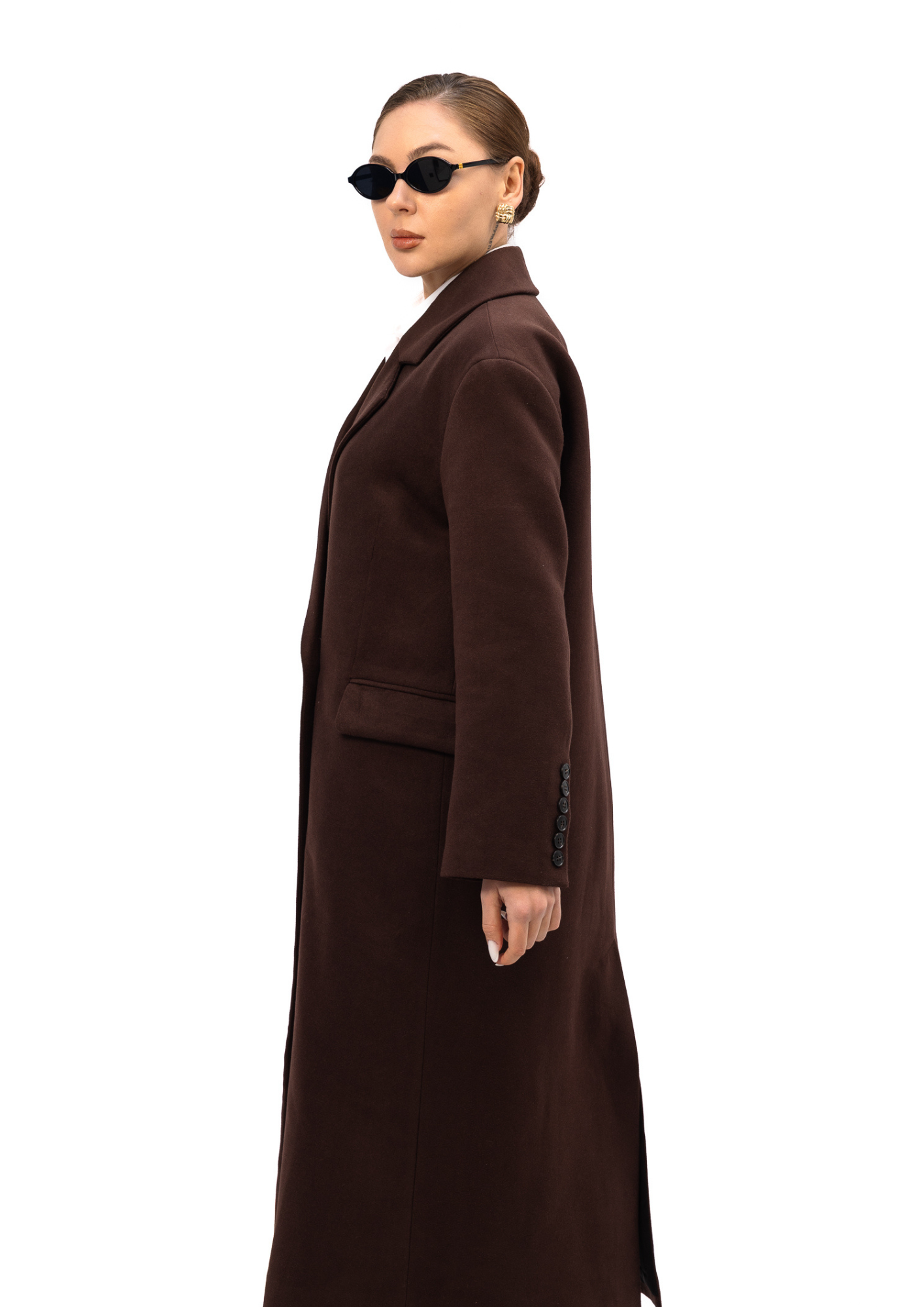 Manteau Élan — Marron Chocolat