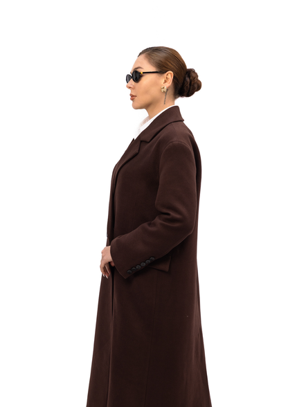 Manteau Élan — Marron Chocolat