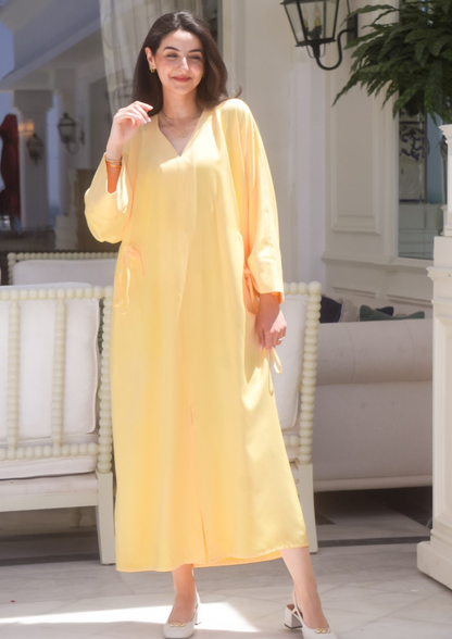 Robe Soleil - Jaune beurre