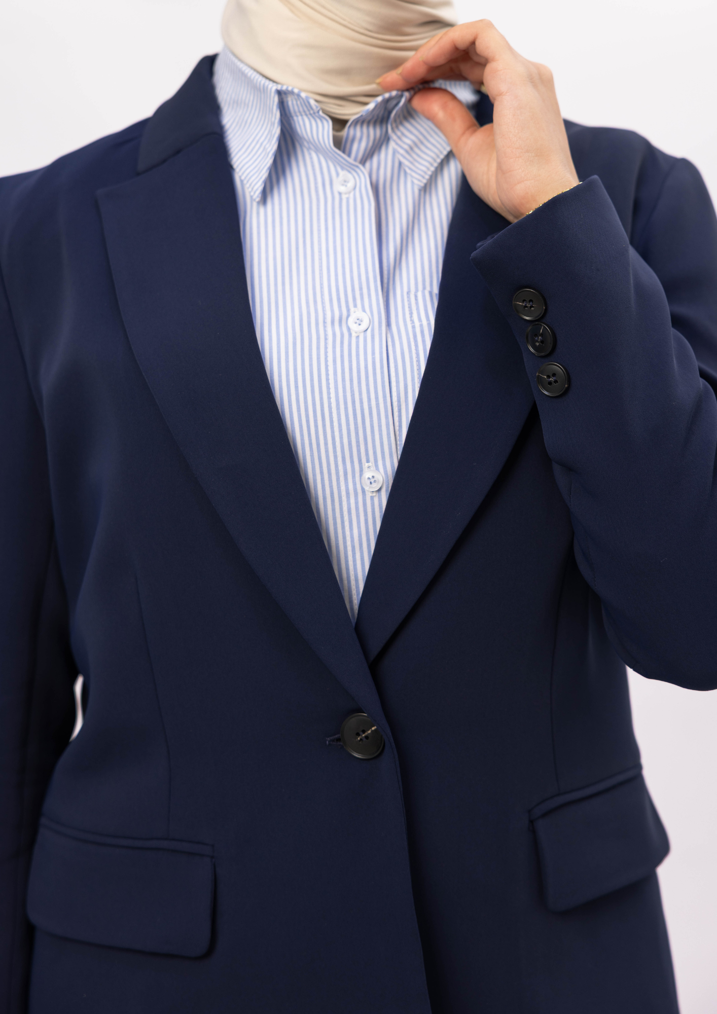 Blazer Ligne — Bleu Nuit