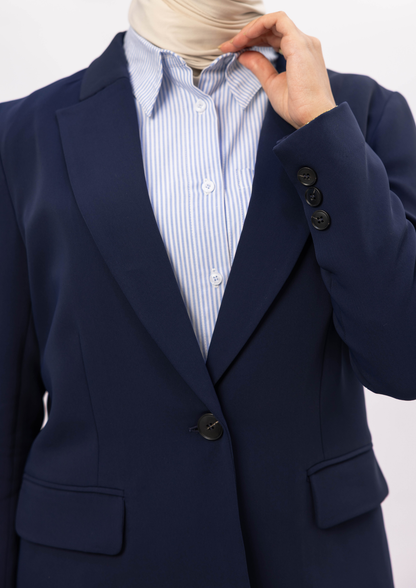 Blazer Ligne — Bleu Nuit