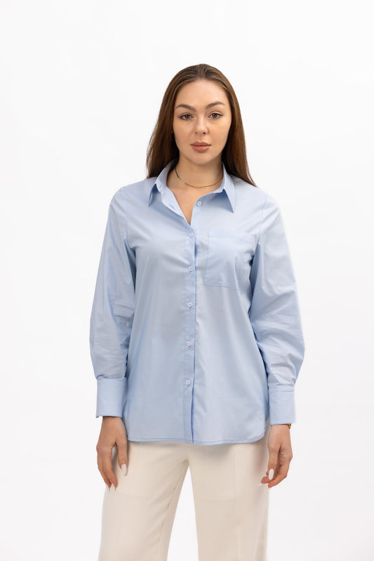 Chemise Essentielle – Bleu ciel