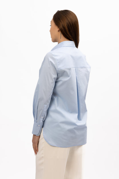 Chemise Essentielle – Bleu ciel