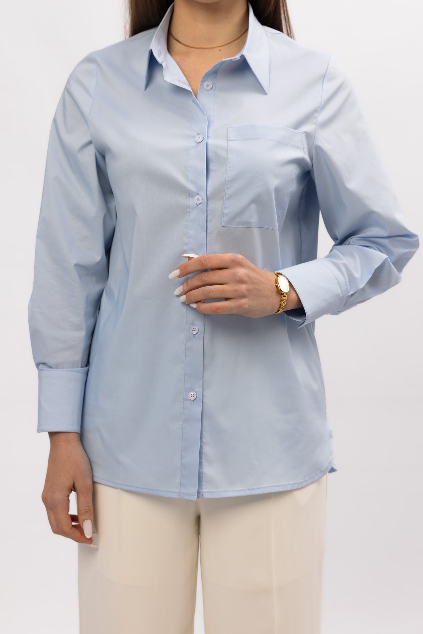 Chemise Essentielle – Bleu ciel