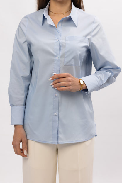 Chemise Essentielle – Bleu ciel