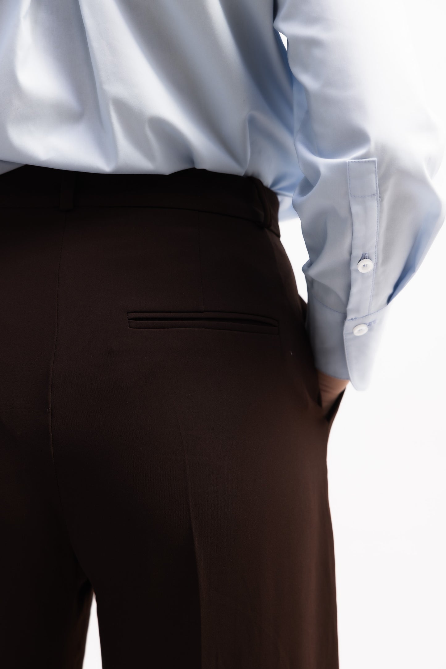 Pantalon Ligne — Marron Chocolat