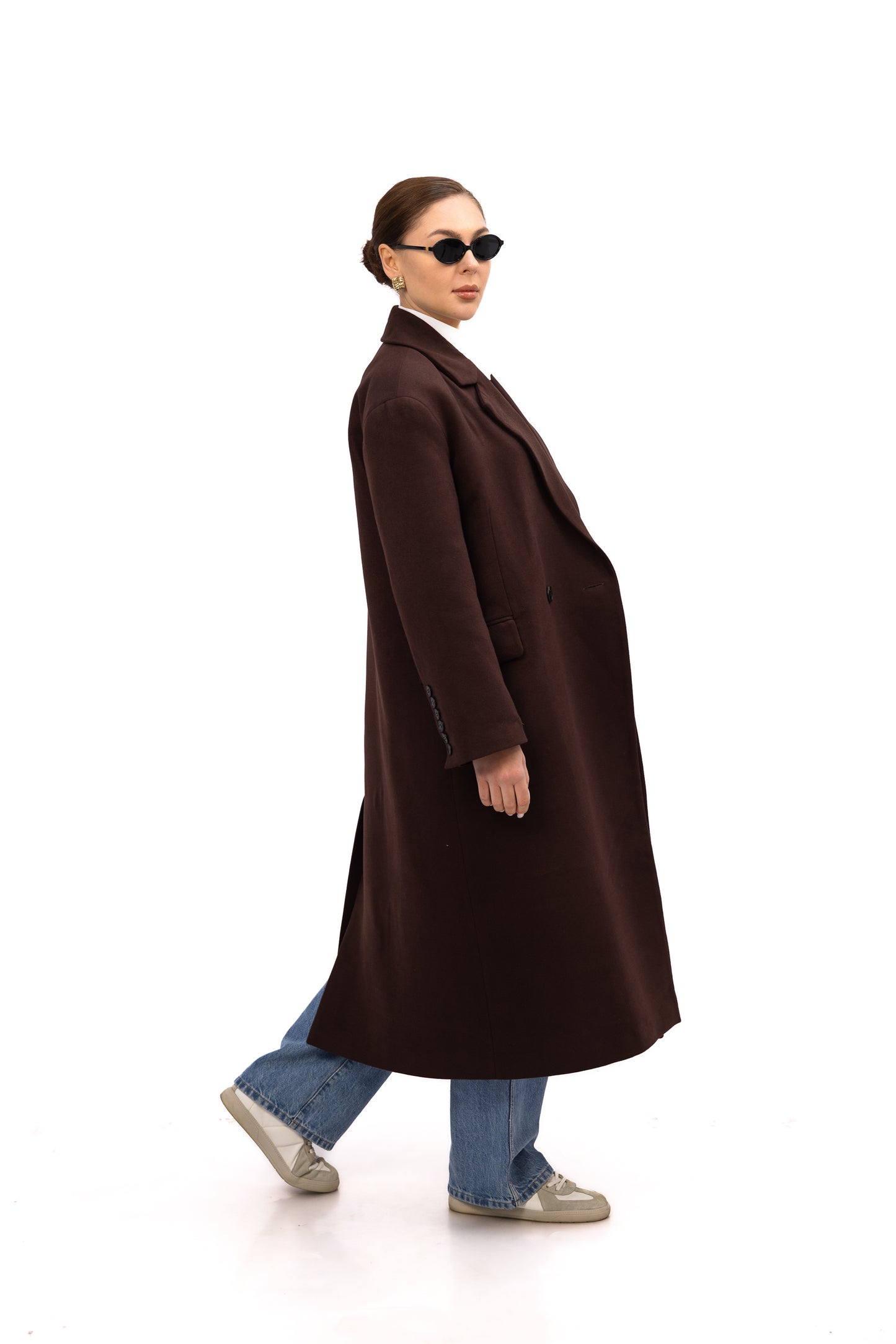 Manteau Élan — Marron Chocolat