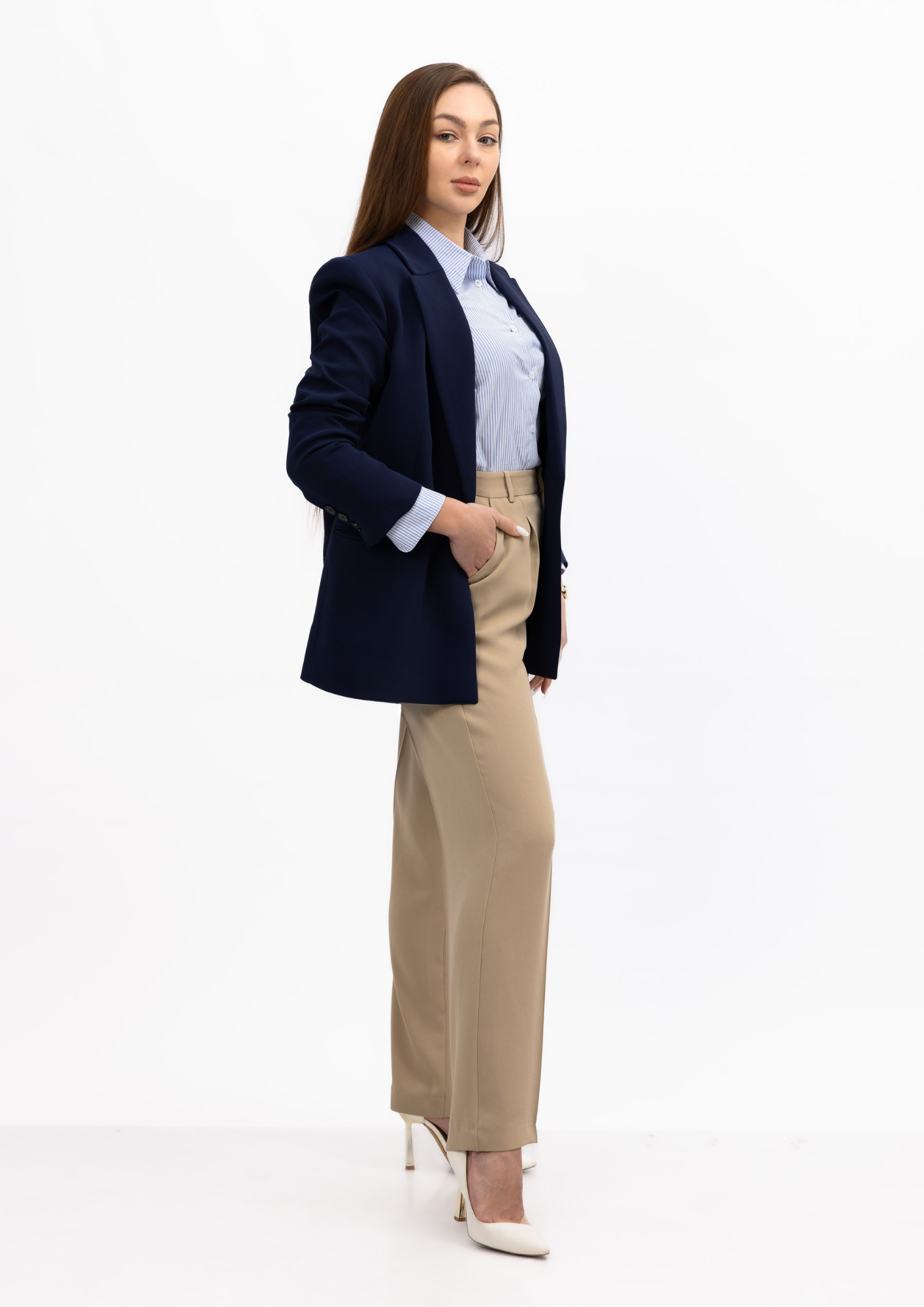 Blazer Ligne — Bleu Nuit
