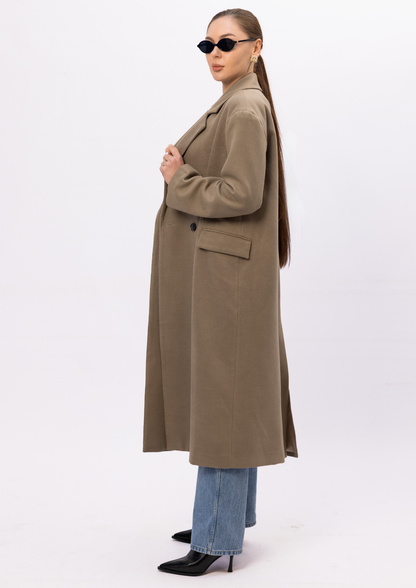 Manteau Élan — Taupe