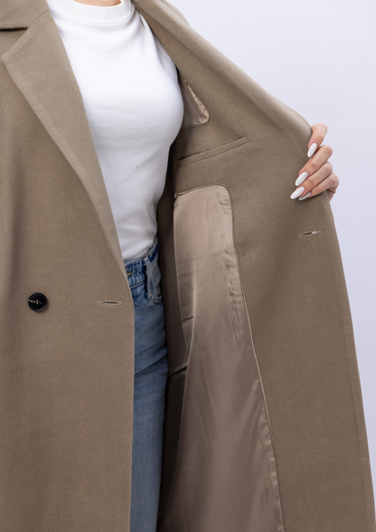 Manteau Élan — Taupe
