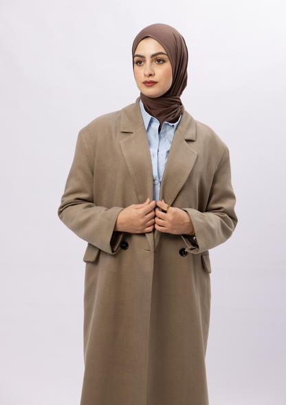 Manteau Élan — Taupe