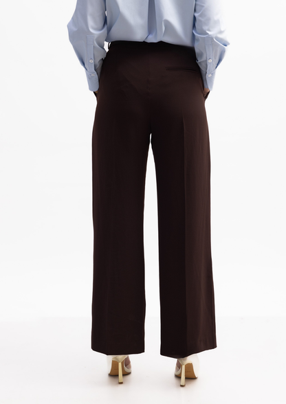 Pantalon Ligne — Marron Chocolat