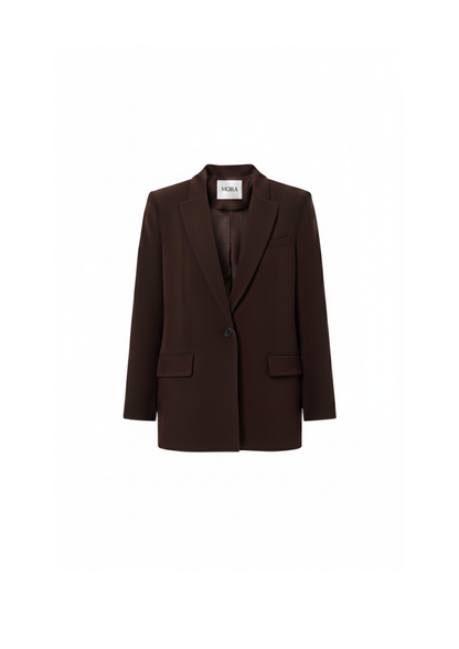 Blazer Ligne — Marron Chocolat